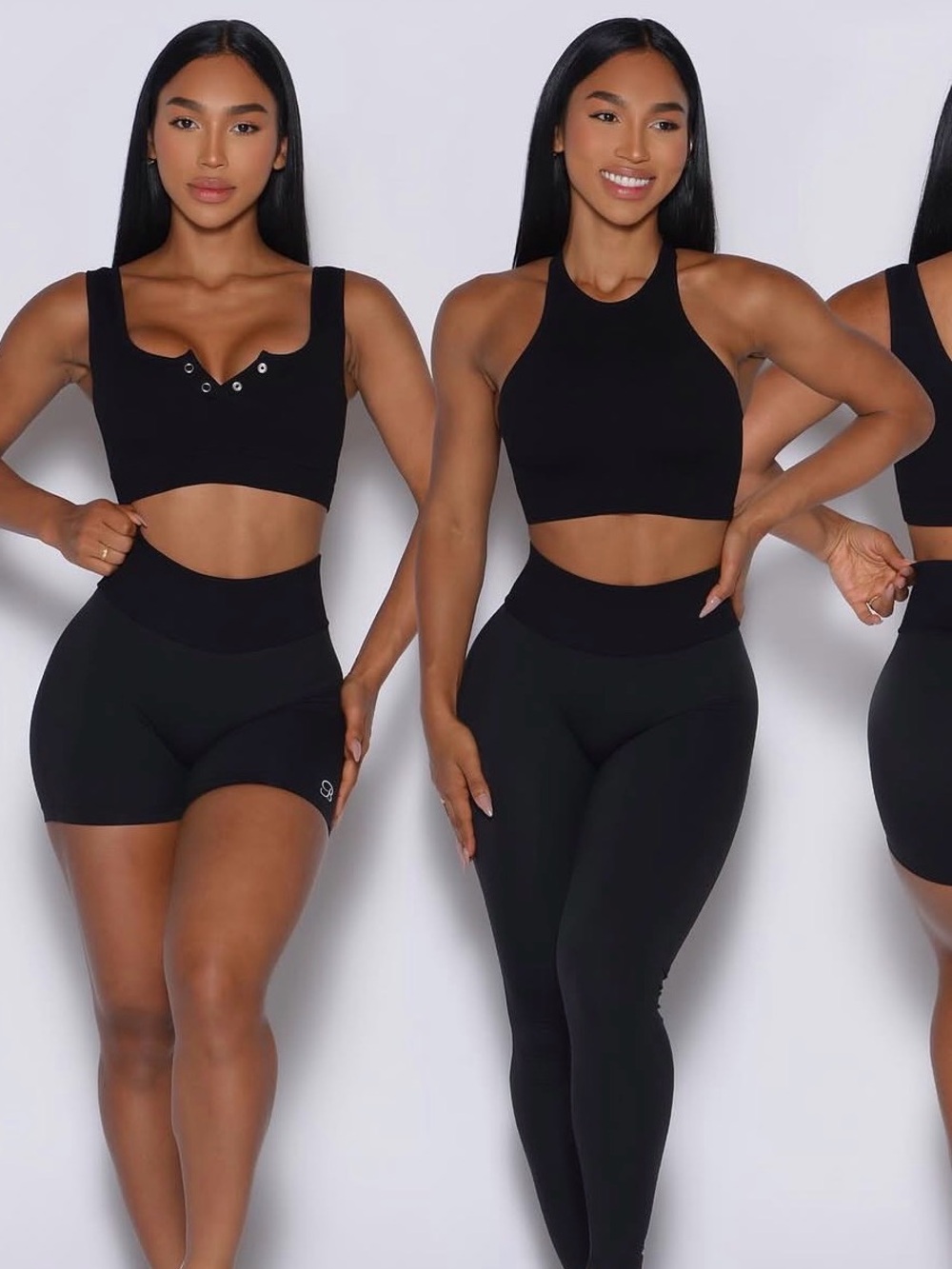 Bombshell Sportswear SET — Low Rise Ribbed Seamless Leggings + Ribbed Snap Bra